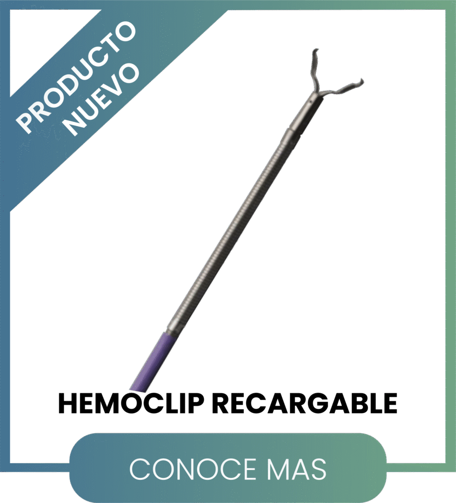 Hemoclip recargable para aplicaciones de tracción clip-and-snare en endoscopia