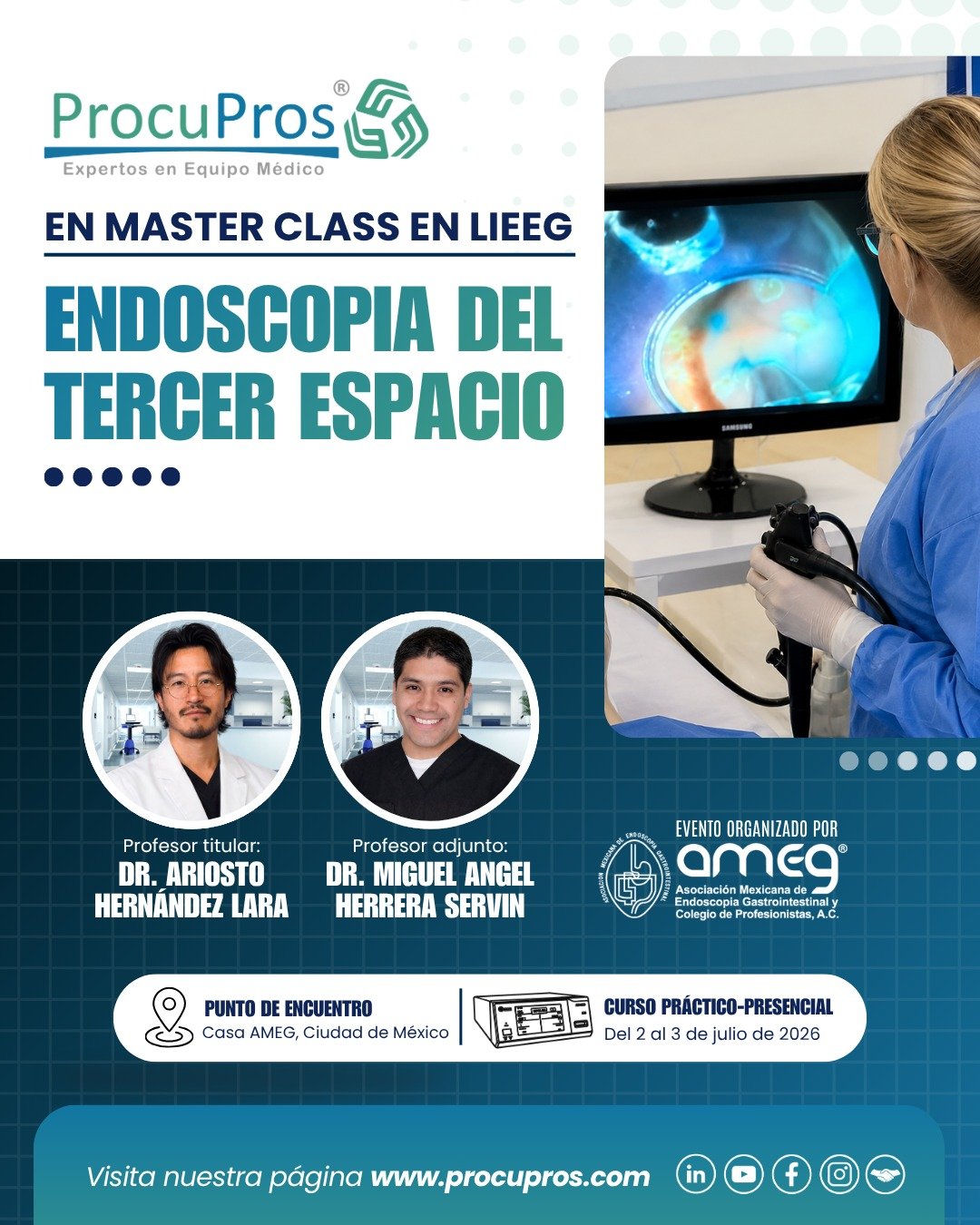 Procupros en master class en lieeg endoscopia de tercer espacio