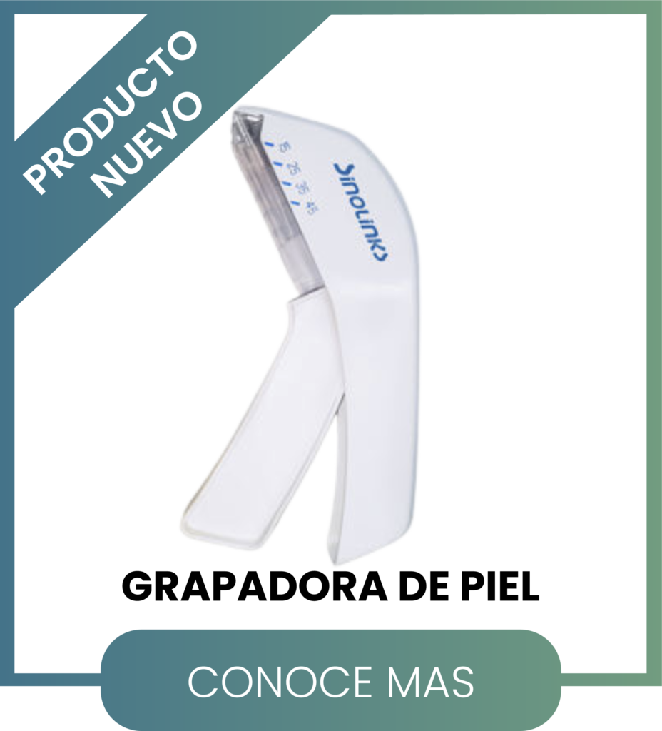 Grapadora de piel